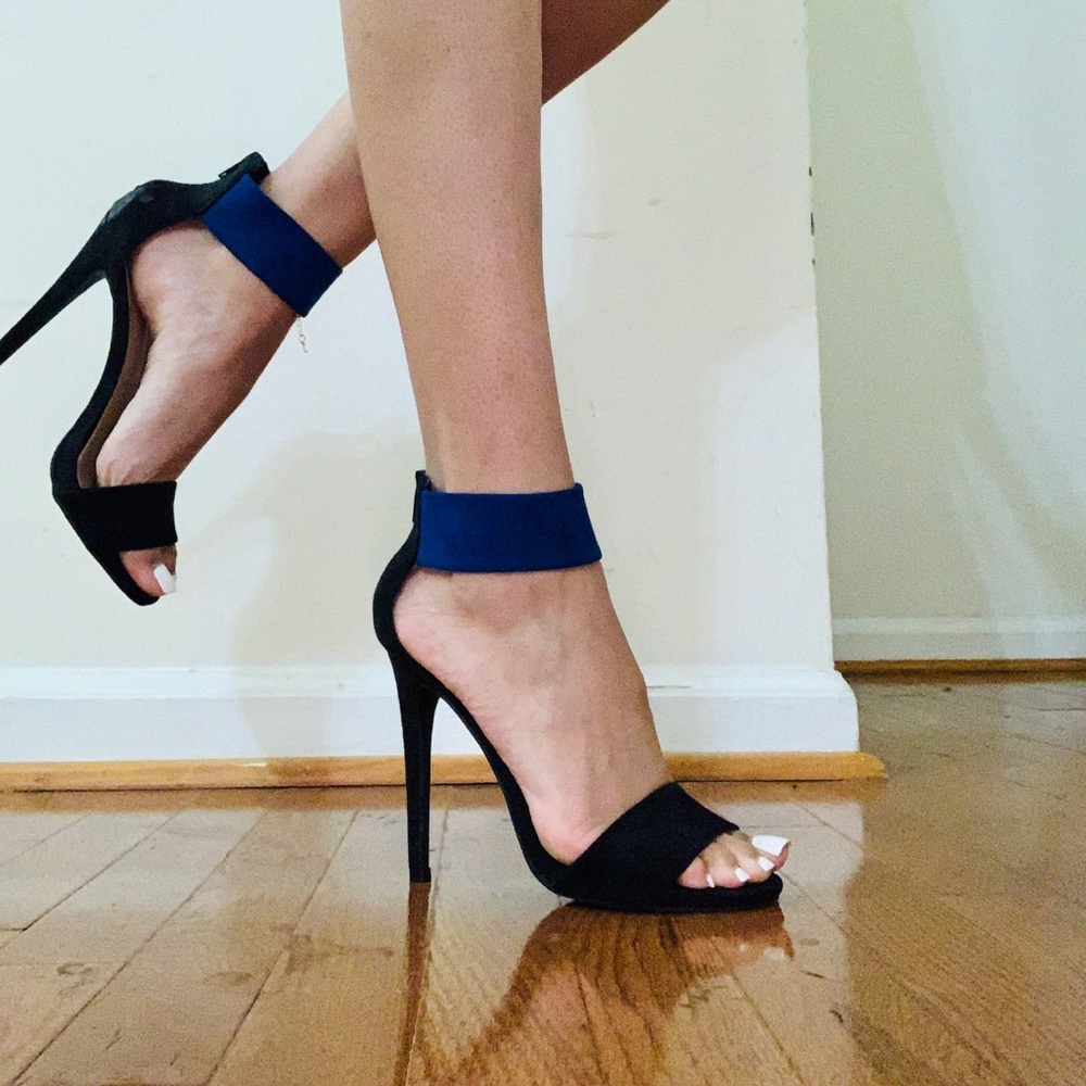 JustFab Color Block Stilettos